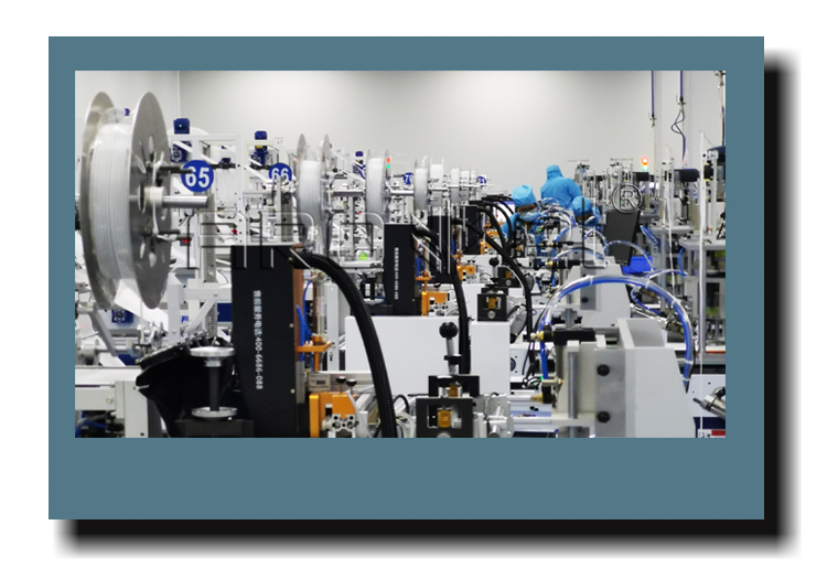 bwin必赢亚洲UV喷码机与一次性口罩机组合生产线