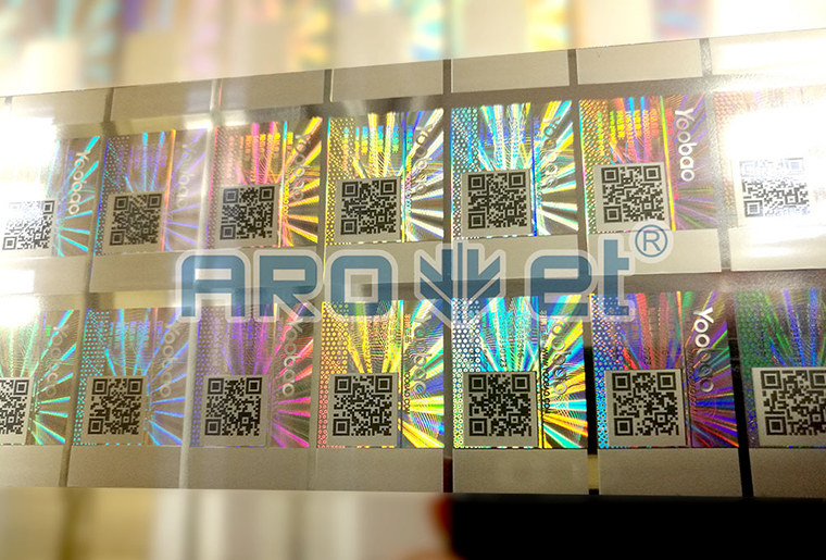 bwin必赢亚洲X1双头喷码装备在镭射防伪标签上的应用